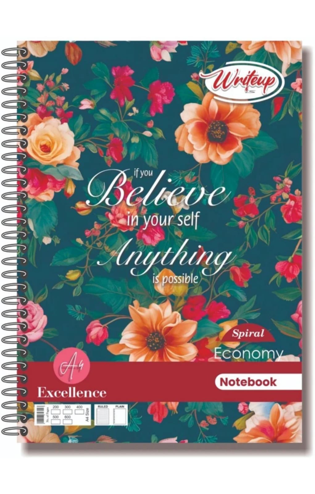 SPIRAL PLAIN 300 Pages