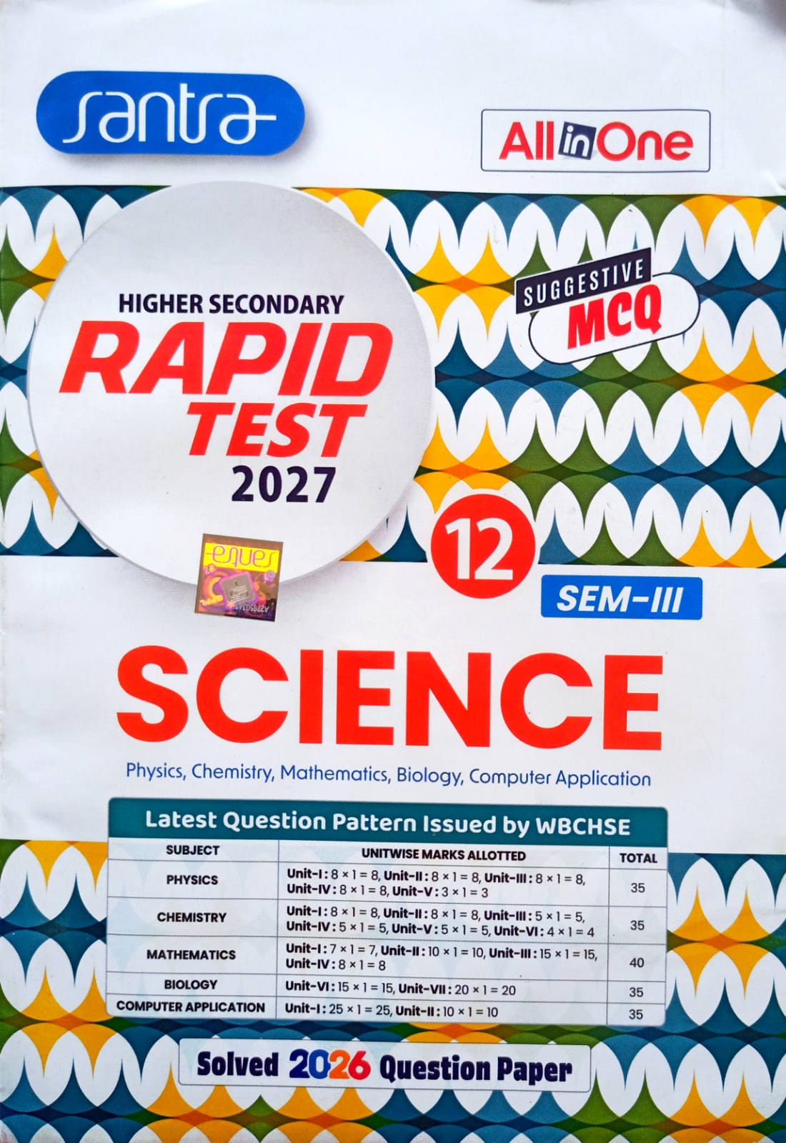 RAPID TEST SCIENCE-XII (SEM-3) [SANTRA]